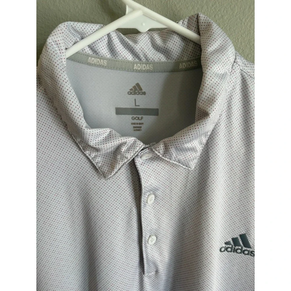 Adidas Mens Gray Short‎ Sleeve Classic Look Size L